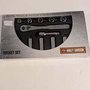 Harley-Davidson American Iron 16 Piece SAE Socket Set New Sealed